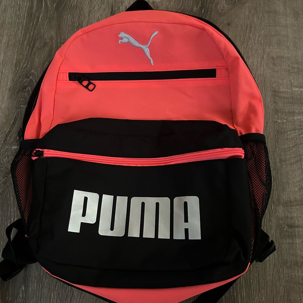 Pink Puma backpack